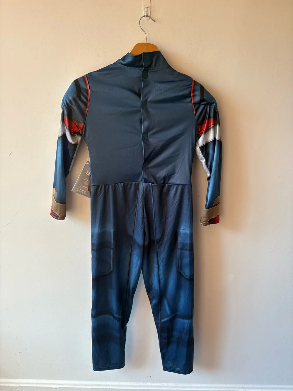 Disney Marvel Captain America Muscle Costume Kids Size 7-8 NWT